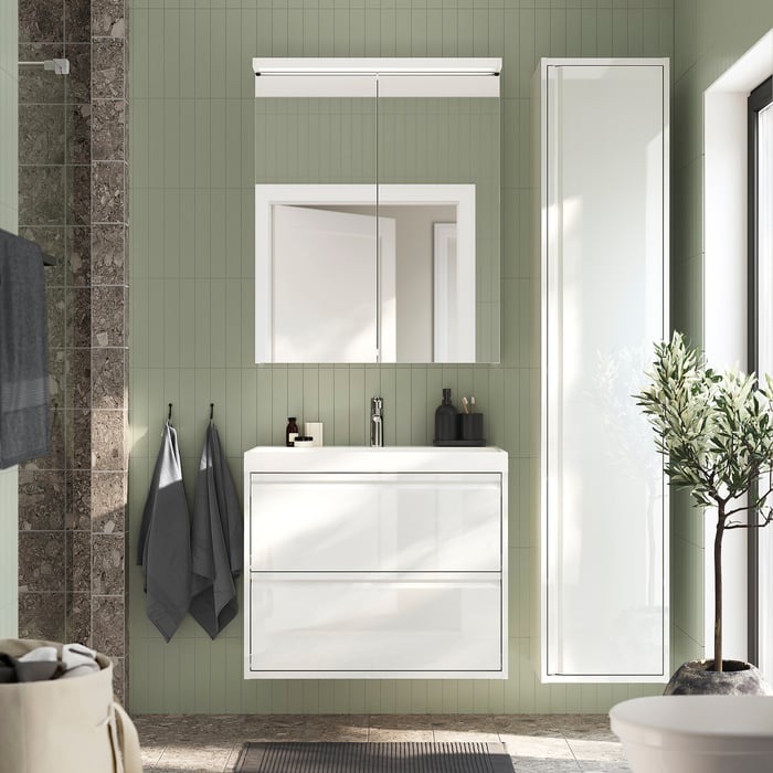 ÄNGSJÖN High cabinet with door