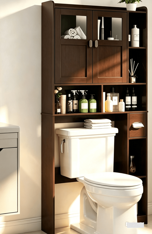 BonVache Storage Cabinet Bathroom Shelf