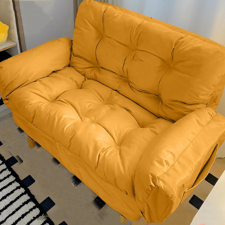Yellow Lazy Sofa Bed